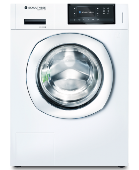 Schulthess Waschmaschine Superforte 730 (8730.2ABCD) - A / PrePaid-Card-System / Aquastop / Warmwasser / rechts / 8kg