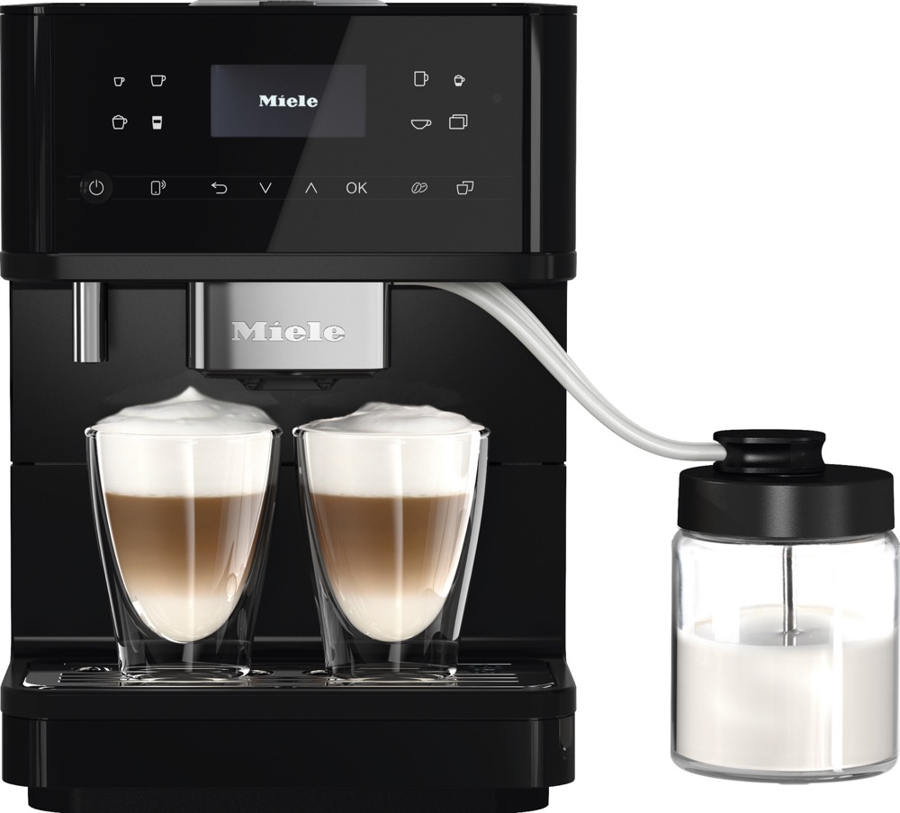 Miele Stand-Kaffeevollautomat CM 6560 CH MilkPerfection (11636420) - A / Freistehend / Obsidianschwarz